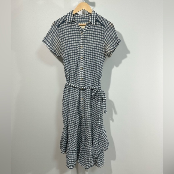Maeve Dresses & Skirts - Maeve by Anthropologie Gingham Shirt Dress – Size 4 – With Slip